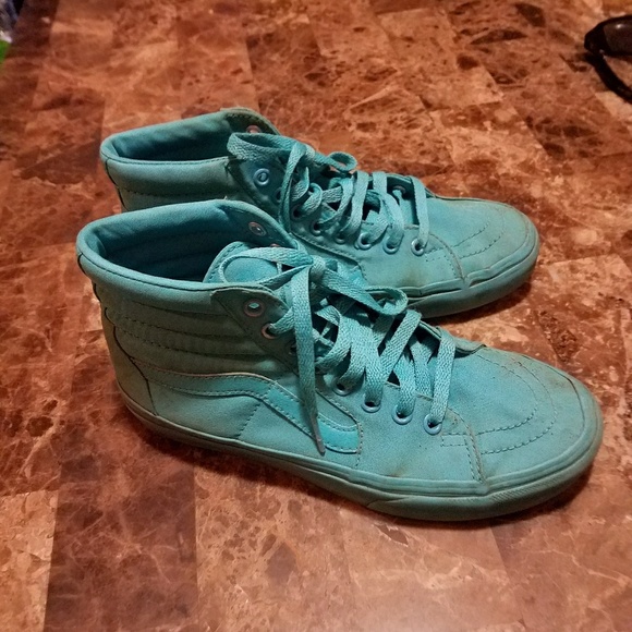 turquoise vans mens